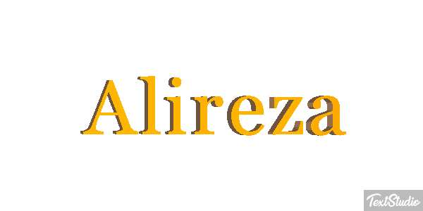 Alireza Tekst effect