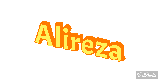 Alireza Tekst effect