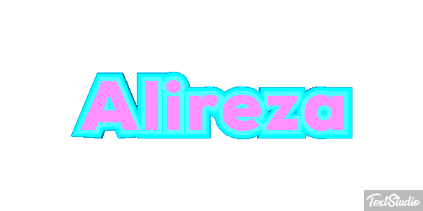 Alireza Tekst effect