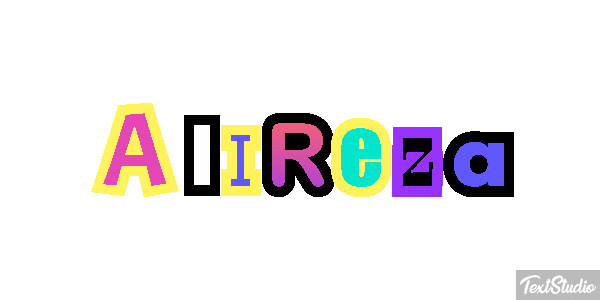 Alireza Tekst effect