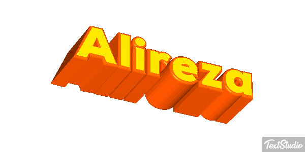 Alireza Tekst effect