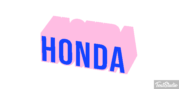 Honda Effetto testo
