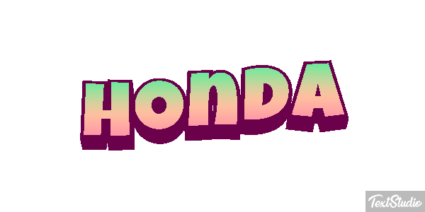 Honda Effetto testo