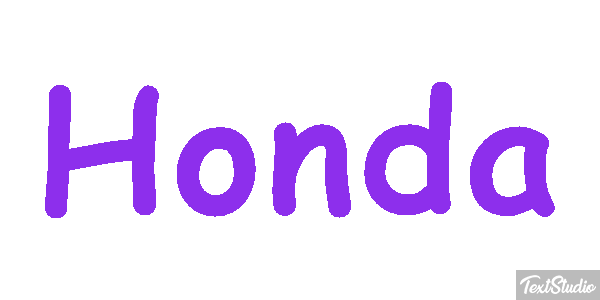 Honda Effetto testo