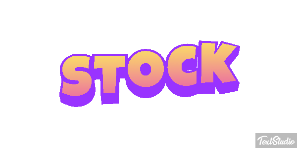 Stock Text effect