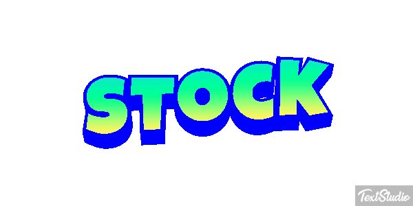 Stock Text effect