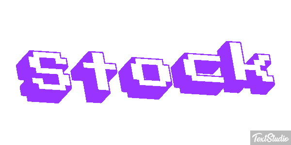 Stock Text effect