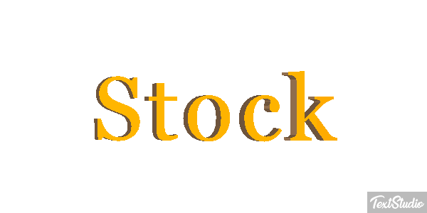 Stock Text effect
