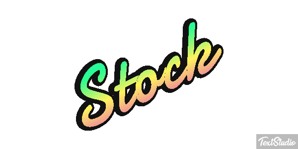 Stock Text effect