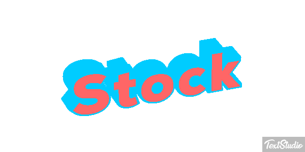 Stock Text effect
