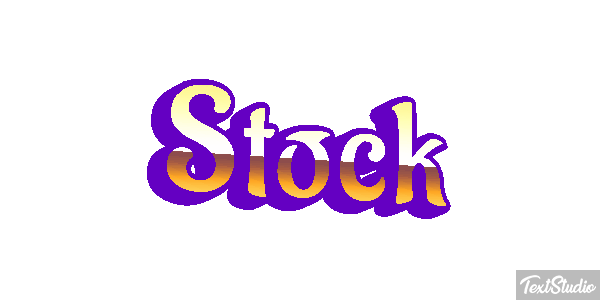 Stock Text effect