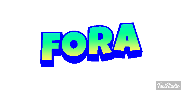 Fora Efeito do texto