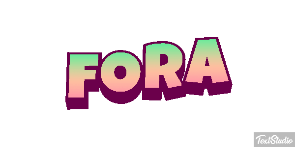 Fora Efeito do texto