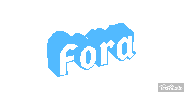 Fora Efeito do texto