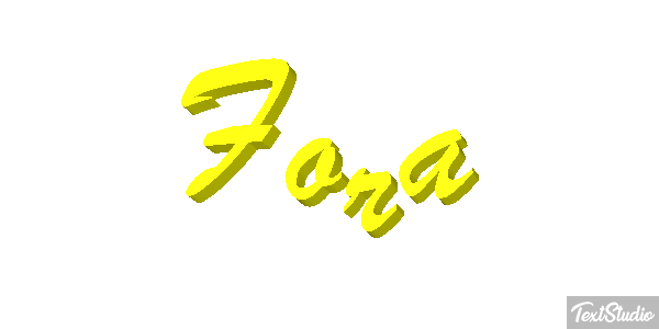 Fora Efeito do texto