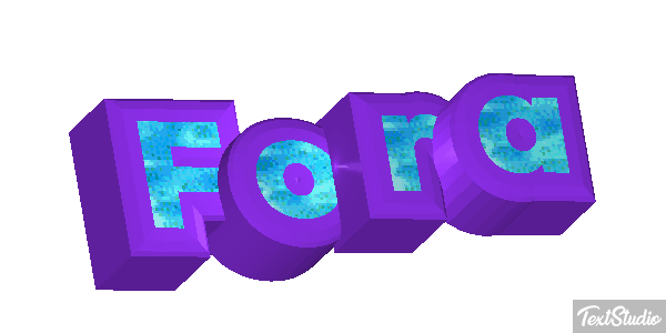 Fora Efeito do texto