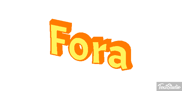 Fora Efeito do texto