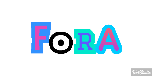 Fora Efeito do texto