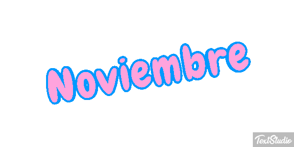 Noviembre Efecto de texto