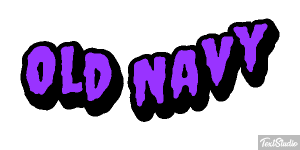 Old Navy Text effect