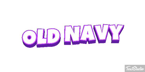 Old Navy Text effect