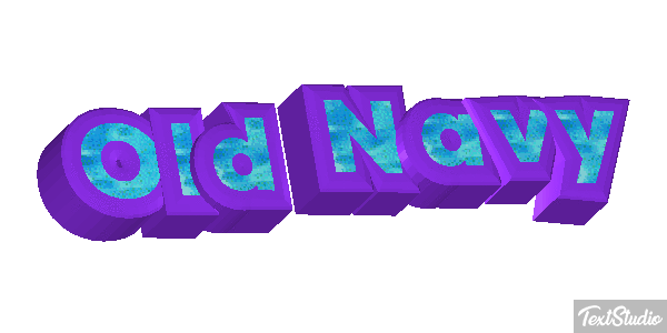 Old Navy Text effect