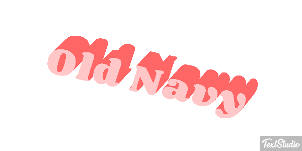 Old Navy Text effect