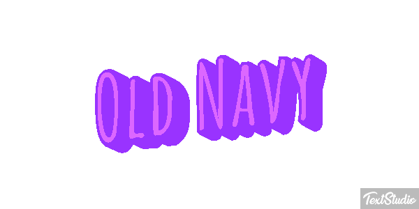 Old Navy Text effect
