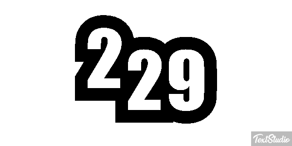 229 Efecto de texto