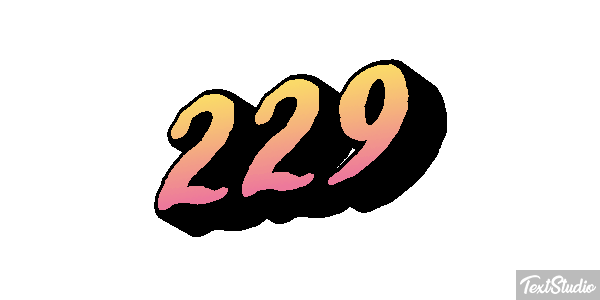229 Efecto de texto