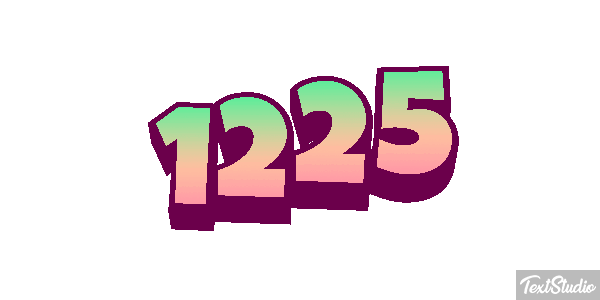 1225 Texteffekt