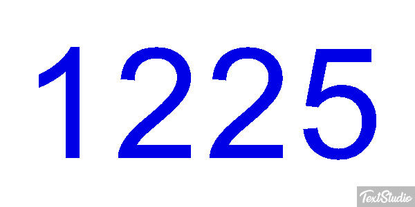 1225 Texteffekt