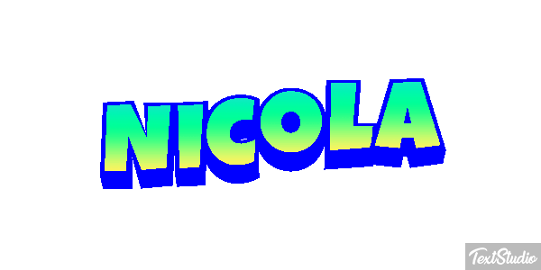 Nicola Efecto de texto