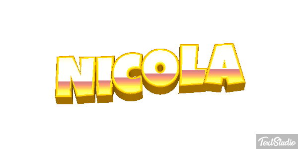 Nicola Efecto de texto