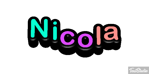 Nicola Efecto de texto
