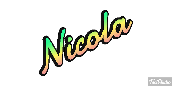 Nicola Efecto de texto
