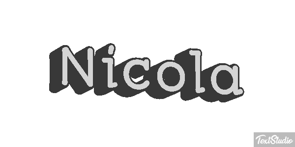 Nicola Efecto de texto