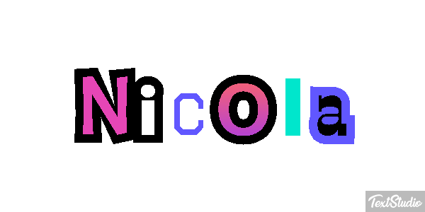 Nicola Efecto de texto
