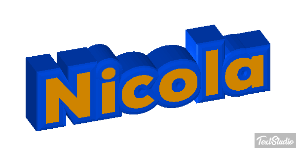 Nicola Efecto de texto