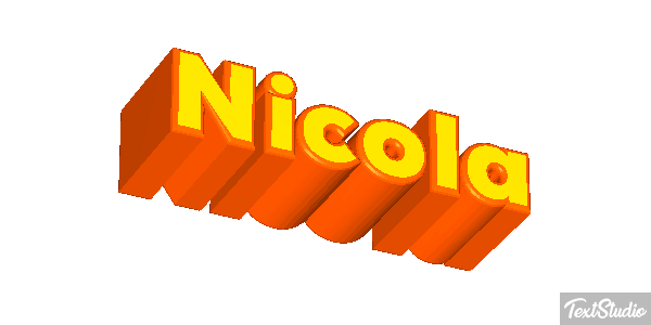 Nicola Efecto de texto