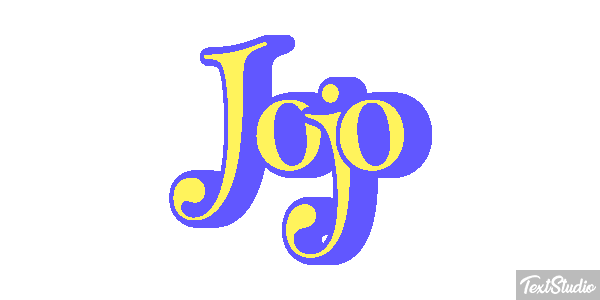 Jojo Text effect
