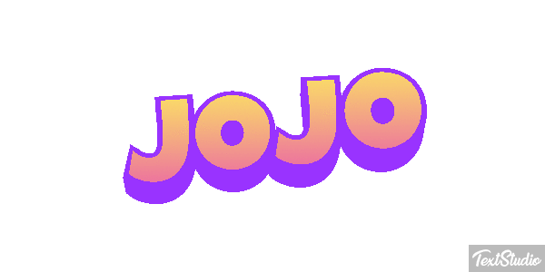 Jojo Text effect