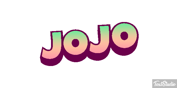 Jojo Text effect