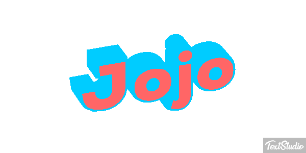 Jojo Text effect