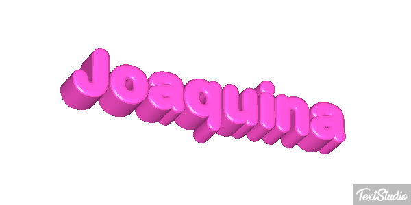 Joaquina Efecto de texto