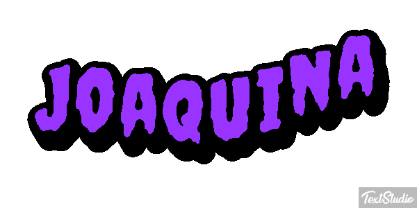 Joaquina Efecto de texto