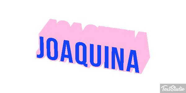 Joaquina Efecto de texto