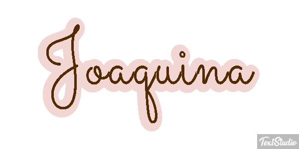 Joaquina Efecto de texto