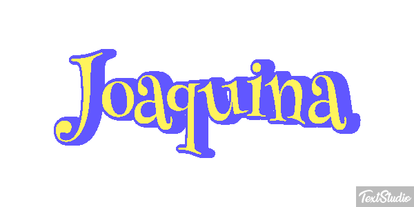 Joaquina Efecto de texto