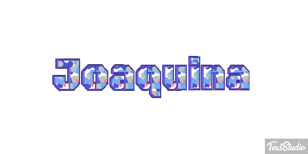 Joaquina Efecto de texto